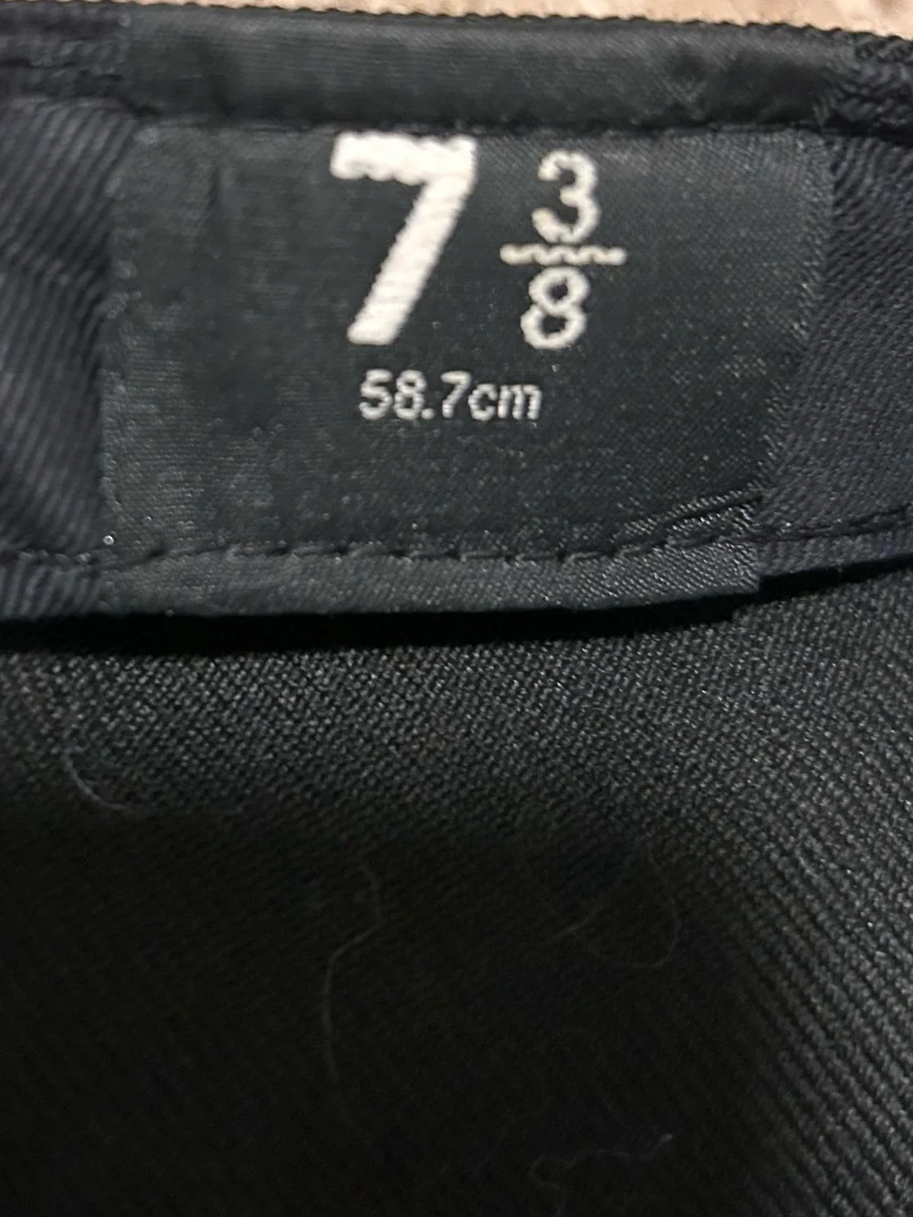 New Era Black 59FIFTY 7 3/8 Fitted Cap